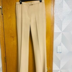 Ann Taylor Light Tan Trousers- 8 Tall
